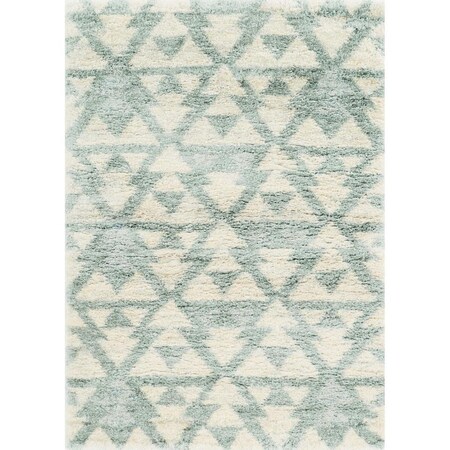 Palacedesigns 5 ft. 3 in. x 7 ft. 7 in. Polypropylene Ivory & Grey Area Rug PA3654296
